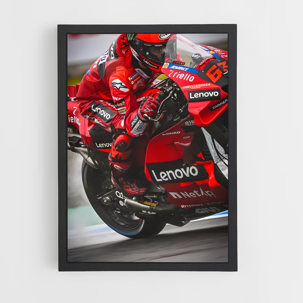 Poster somptueux de la Desmosedici GP – affiche Ducati (vue 2)